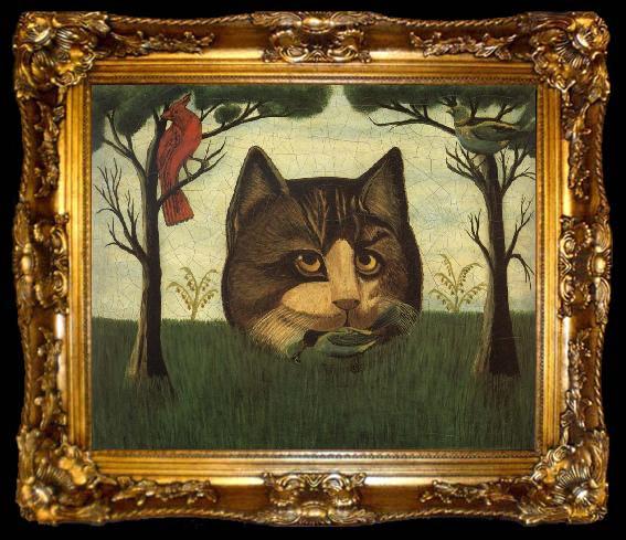 framed  unknow artist The Cat, ta009-2